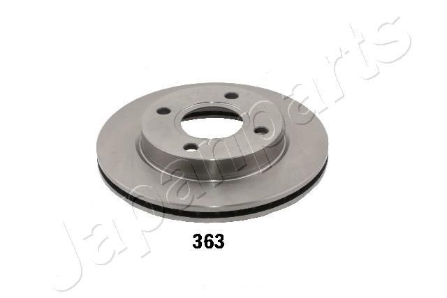JAPANPARTS DI-363: Piduriketas Esisild, Ø: 239mm, õhutusega, Ø: 239mm