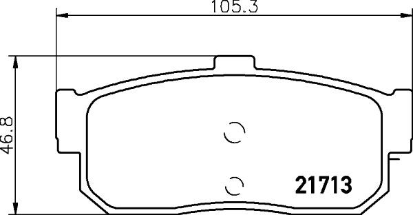 MINTEX MDB1501: Sada brzdových destiček, kotoučová brzda
