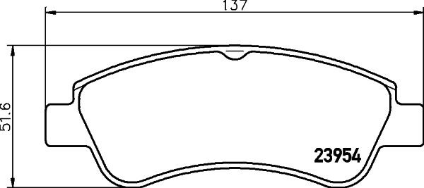 MINTEX MDB2283: Bremseklodser med bremsecaliperskruer