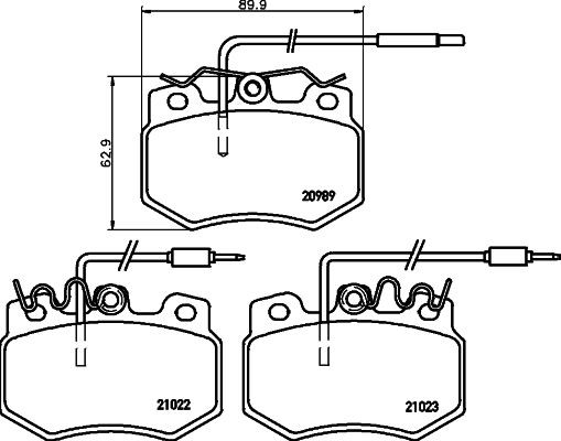 MINTEX MDB1327: Bremseklodser