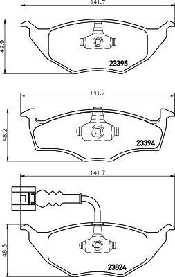 MINTEX MDB2146: Piduriklotsid