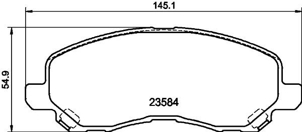 MINTEX MDB2985: Klocki hamulcowe z dodatkami