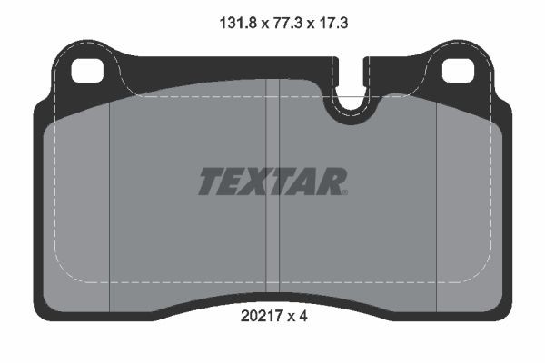 TEXTAR 2021701: Piduriklotsid Q+