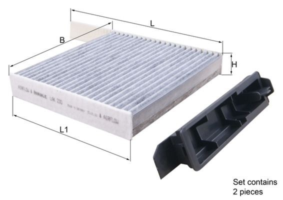 KNECHT LAK 230: Filtrs, Salona telpas gaiss Aktivētās ogles filtrs