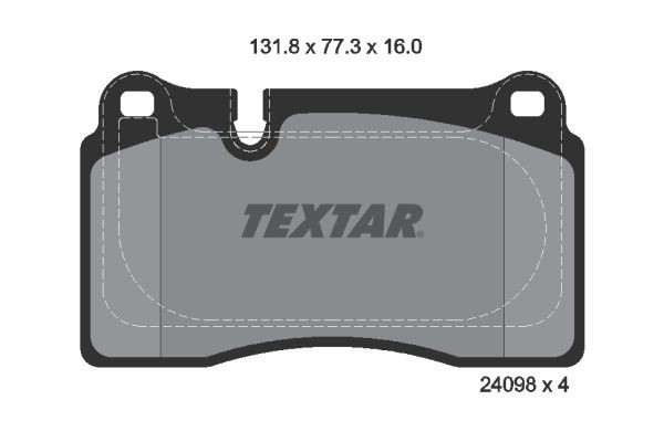 TEXTAR 2409803: Piduriklotsid