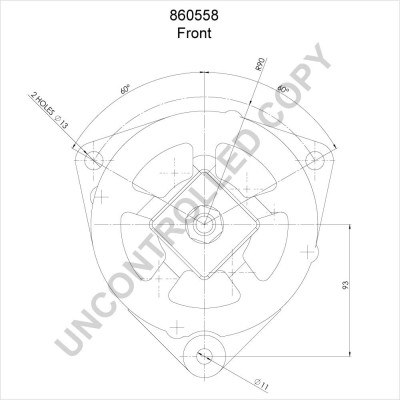 PRESTOLITE ELECTRIC 860558: Alternator 80A