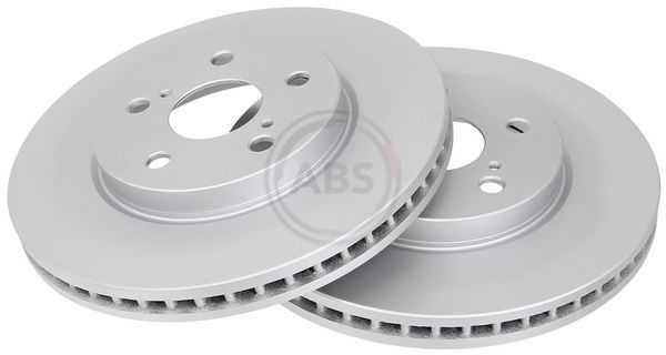 A.B.S. 17460: Bromsskiva Ø: 296mm, ventilerad, Ø: 296mm, belagd