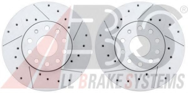 A.B.S. 17521S: Piduriketas Ø: 288mm, piludega/augustatud, Ø: 288mm BREMBO BEARING DISC LINE