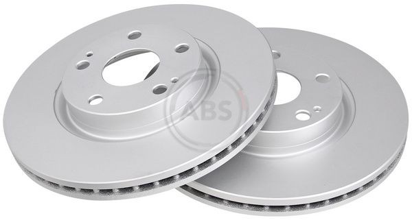 A.B.S. 17608: Bromsskiva Ø: 295mm, ventilerad, Ø: 295mm, belagd COATED