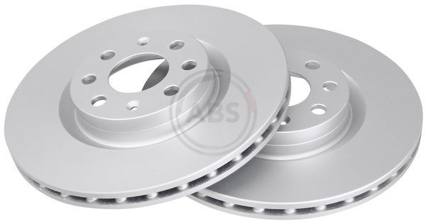 A.B.S. 17711: Bremseskive Ø: 284mm, ventileret, Ø: 284mm, coatet COATED