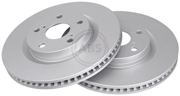A.B.S. 17807: Disc de frână Ř: 296mm, ventilat, Ř: 296mm, acoperit (cu un strat protector) COATED