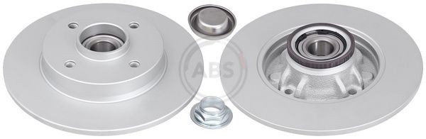 A.B.S. 18130C: Stabdžių diskas Ø: 249mm, visiškai, Ø: 249mm, padengta, su ABS jutiklio žiedu COATED