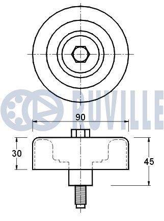 RUVILLE 935212: Braccio oscillante, sospensione ruota Acciaio fuso, con snodo portante/di guida