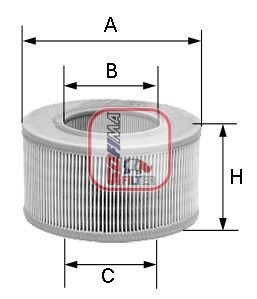 SOFIMA S 3520 A: Gaisa filtrs