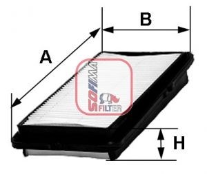 SOFIMA S 9610 A: Gaisa filtrs
