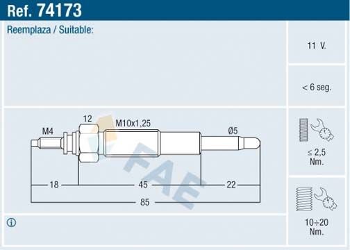 FAE 74173: Candeletta