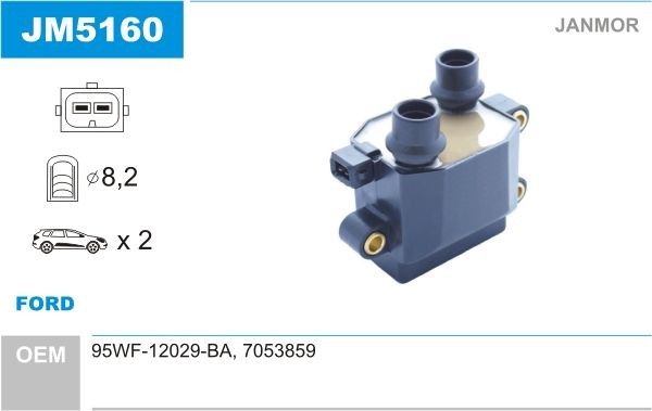 JANMOR JM5160: Bobina de encendido