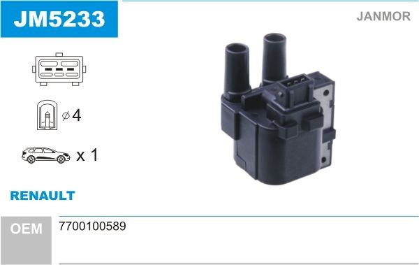 JANMOR JM5233: Süütepool