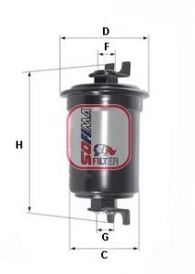 SOFIMA S 1525 B: Degvielas filtrs