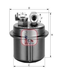 SOFIMA S 1535 B: Filtru combustibil