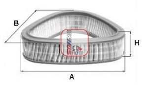 SOFIMA S 5460 A: Gaisa filtrs