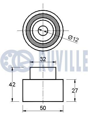 RUVILLE 835207: Gummianslag, affjedring