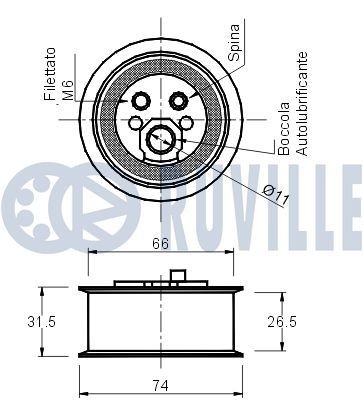 RUVILLE 835404: Gummianslag, affjedring