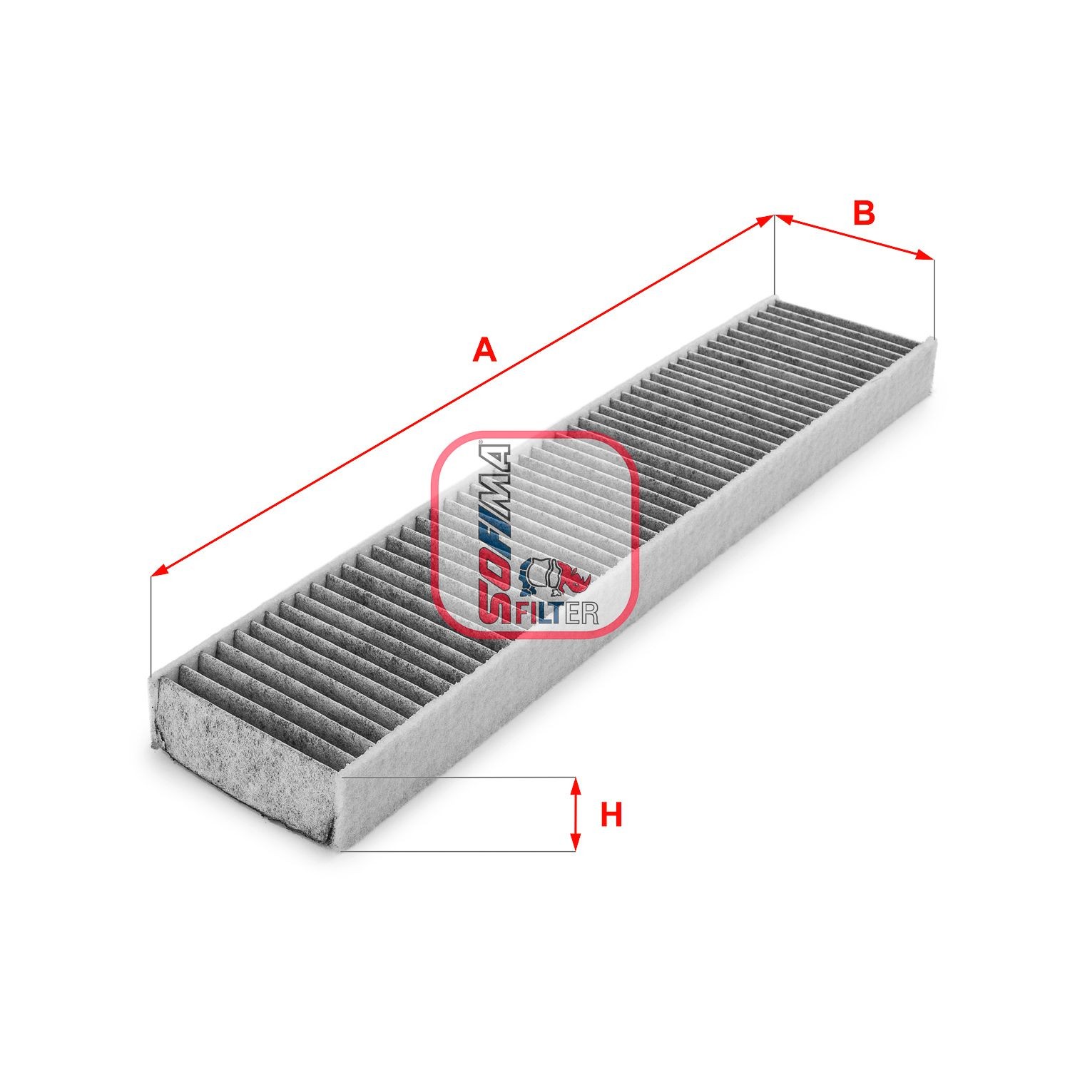 SOFIMA S 4119 CA: Filtrs, Salona telpas gaiss Aktivētās ogles filtrs
