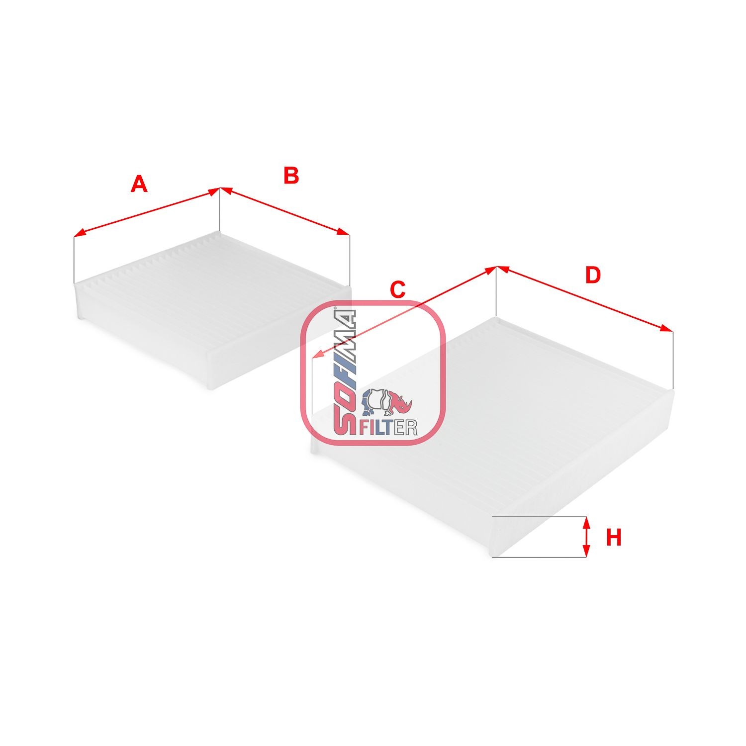 SOFIMA S 3143 C: Filtro abitacolo Filtro particellare