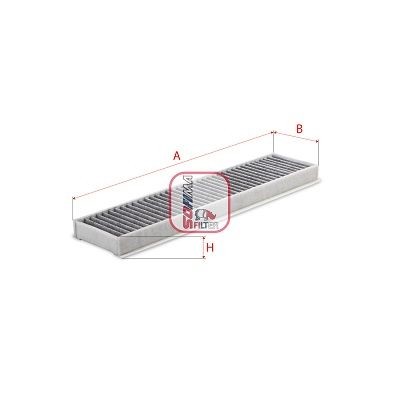 SOFIMA S 4137 CA: Filtrs, Salona telpas gaiss Aktivētās ogles filtrs