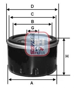 SOFIMA S 3401 R: Eļļas filtrs ar atgriezējvārstu