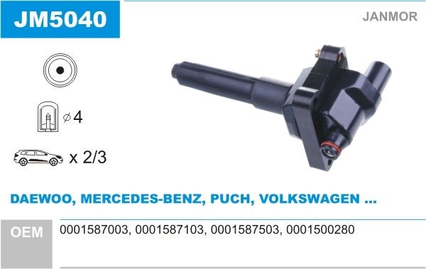 JANMOR JM5040: Zündspule