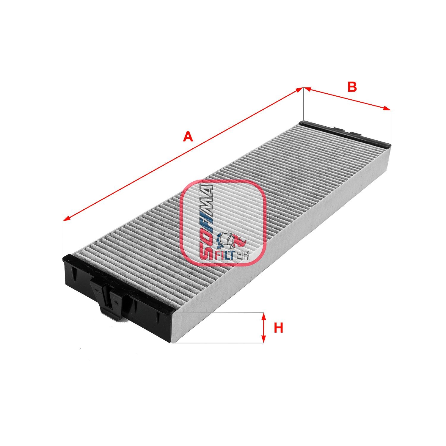 SOFIMA S 4151 CA: Filtrs, Salona telpas gaiss Aktivētās ogles filtrs