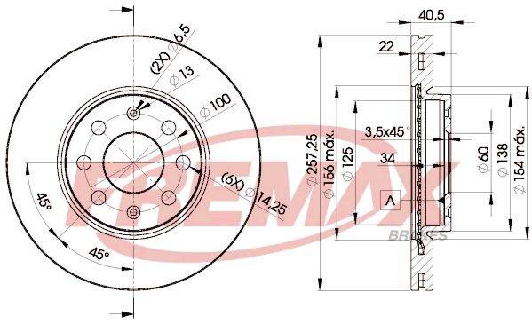 FREMAX BD-0920: Bremseskive Ø: 257mm, ventileret, Ø: 257mm, coatet, delvist overfladebehandlet, Premium Black Carbon +