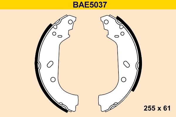 Barum BAE5037: Fékpofa
