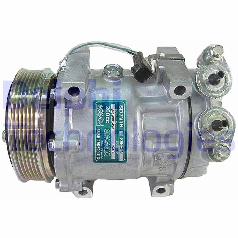 DELPHI TSP0155932: Kliimakompressor PAG-kompressoriõliga