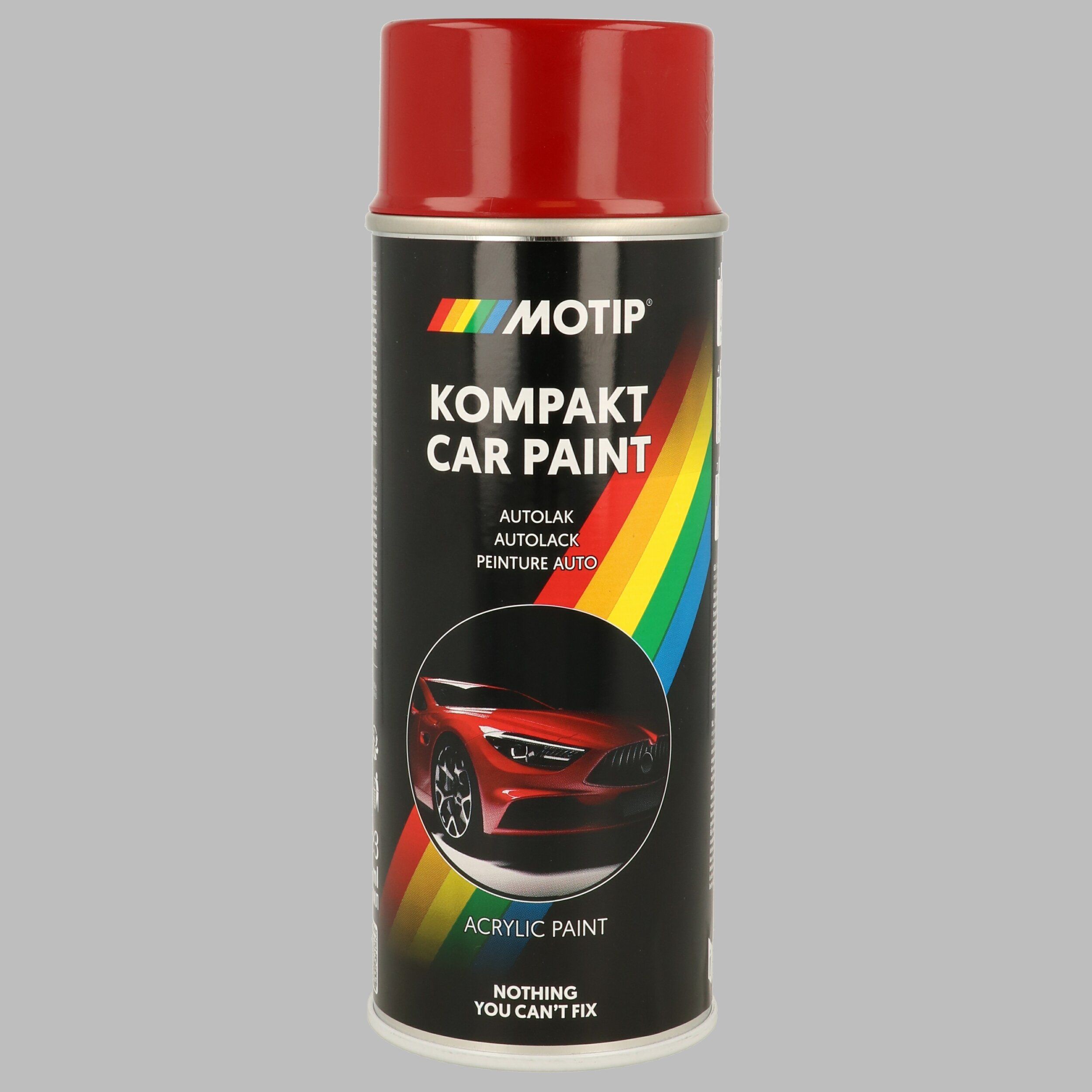 MOTIP 41355: Veicolo - Vernice combinata Vernice pelabile rosso lucido 500 ml