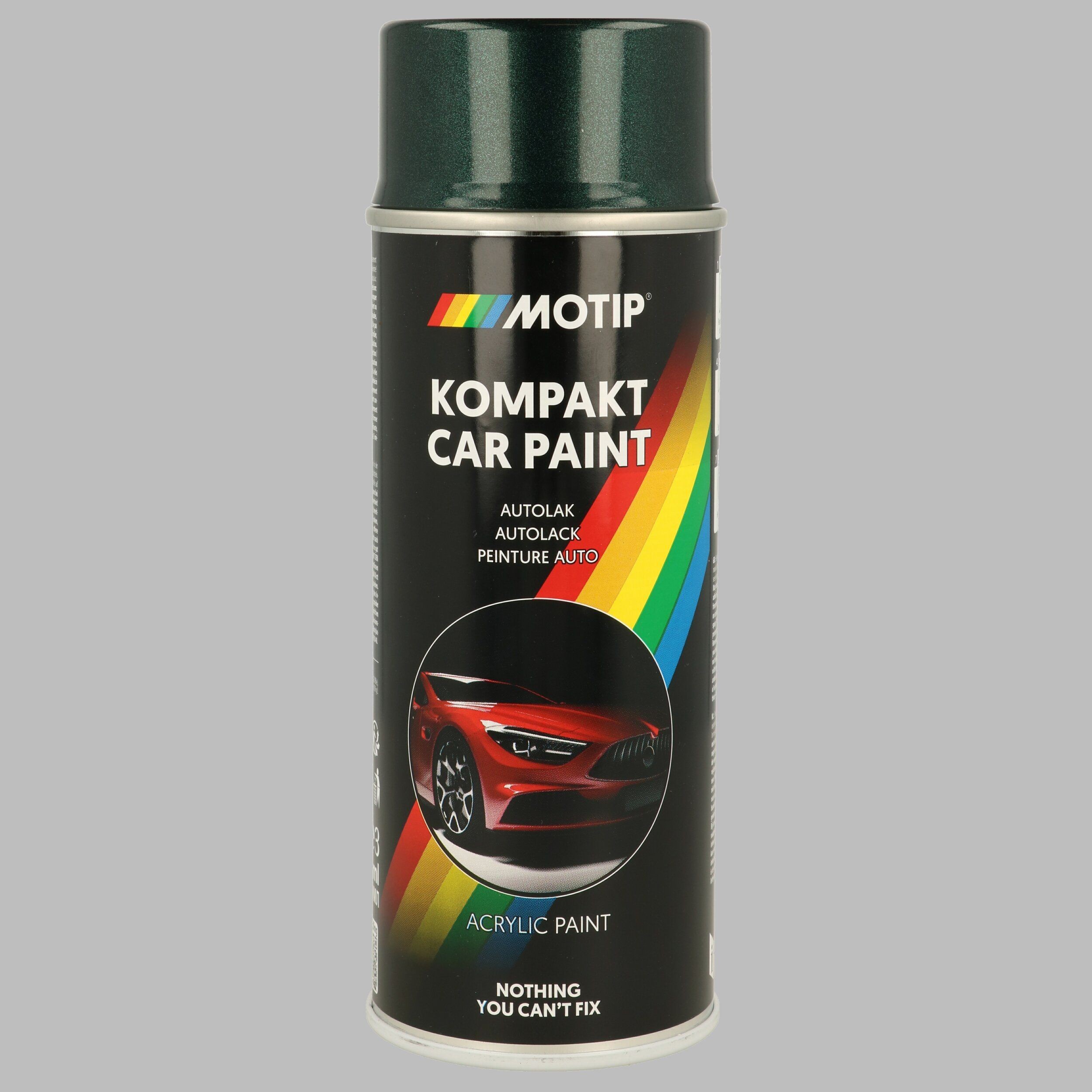 MOTIP 53609: Автомобилен нитроцелулозен лак Kompakt grey metallic 12 ml