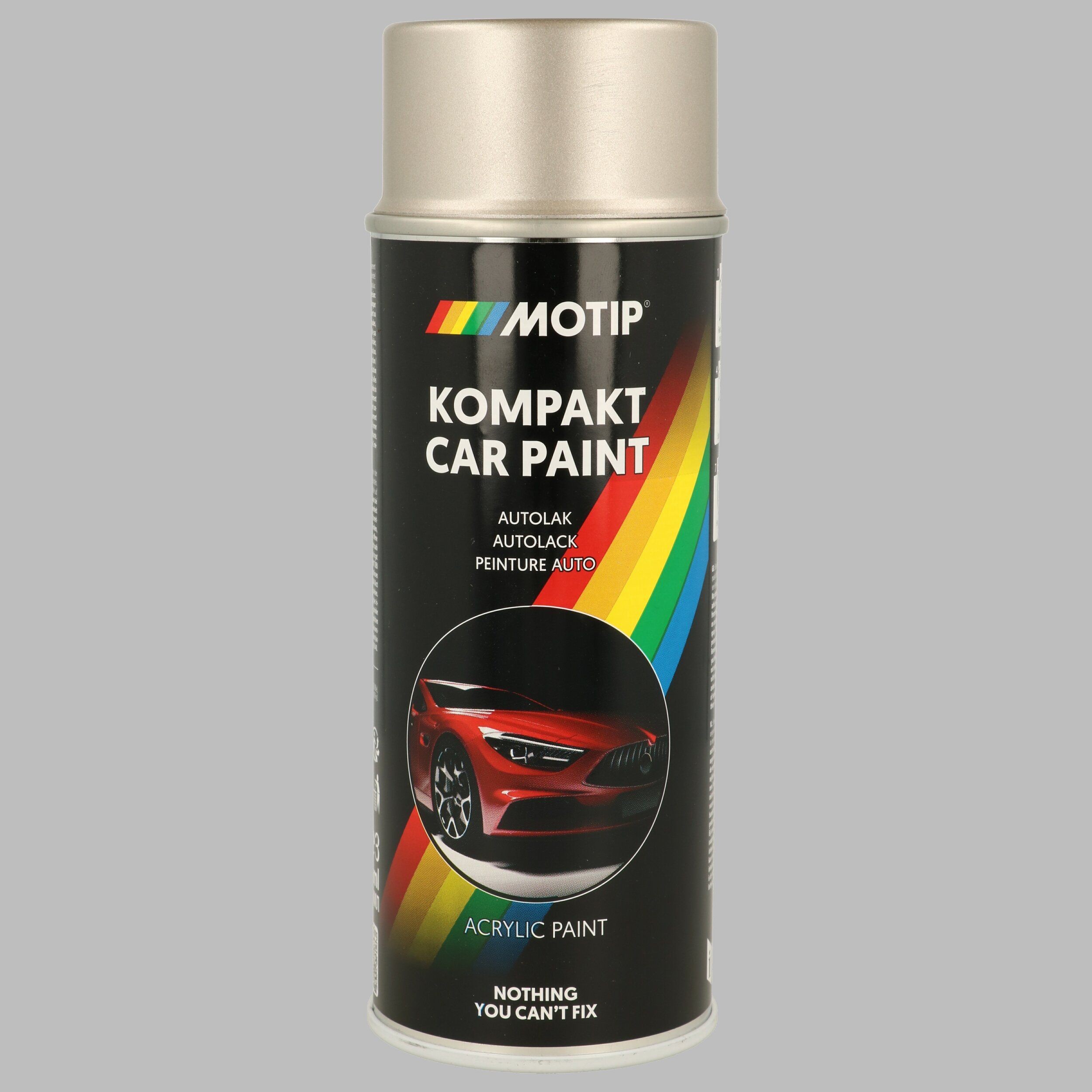 MOTIP 55380: Tr. priemonės kombinac. dažai Kompakt silver metallic 12 ml
