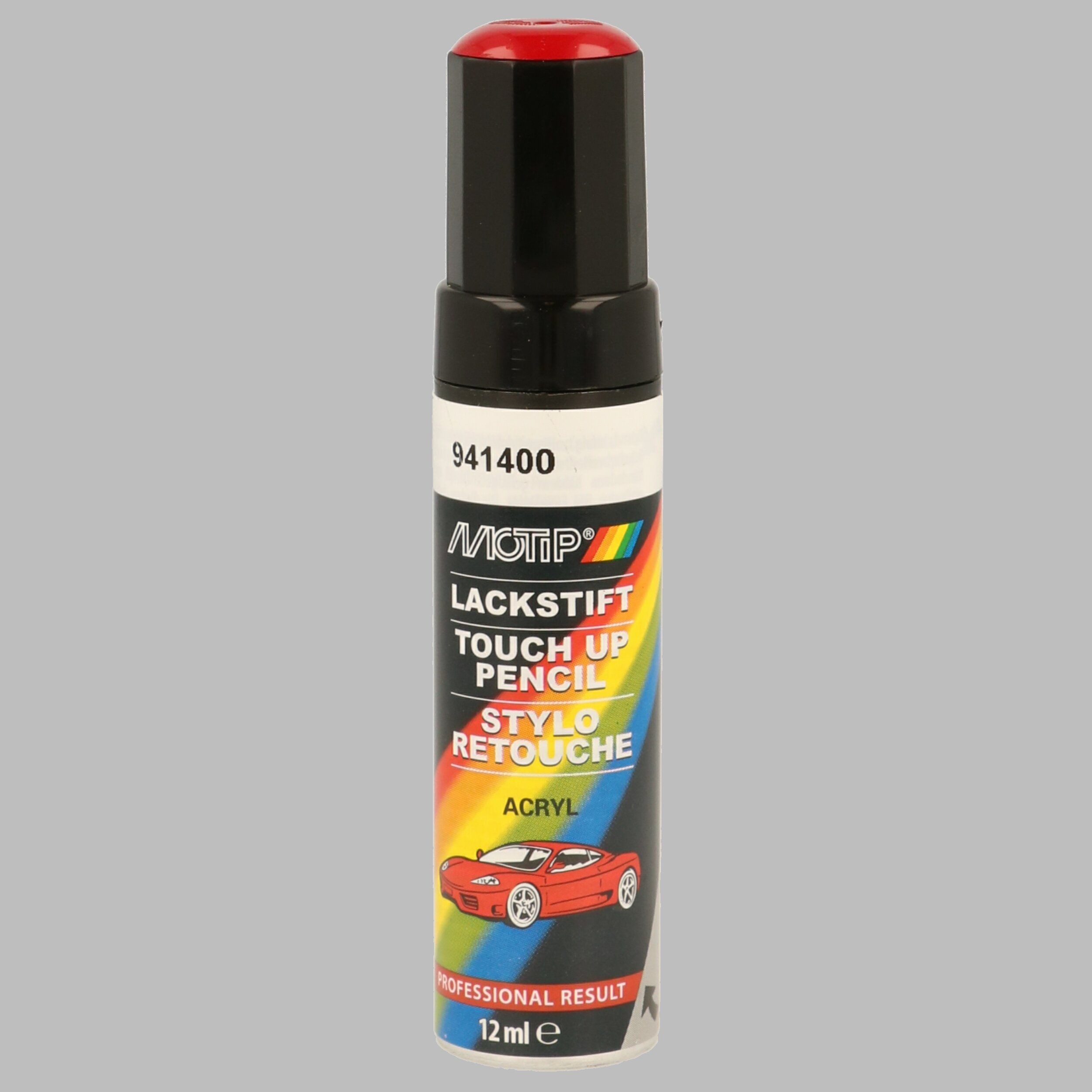 MOTIP 941400: Tr. priemonės kombinac. dažai RAL Acryl Spray RAL 1003 signal yellow high glossy 400 ml