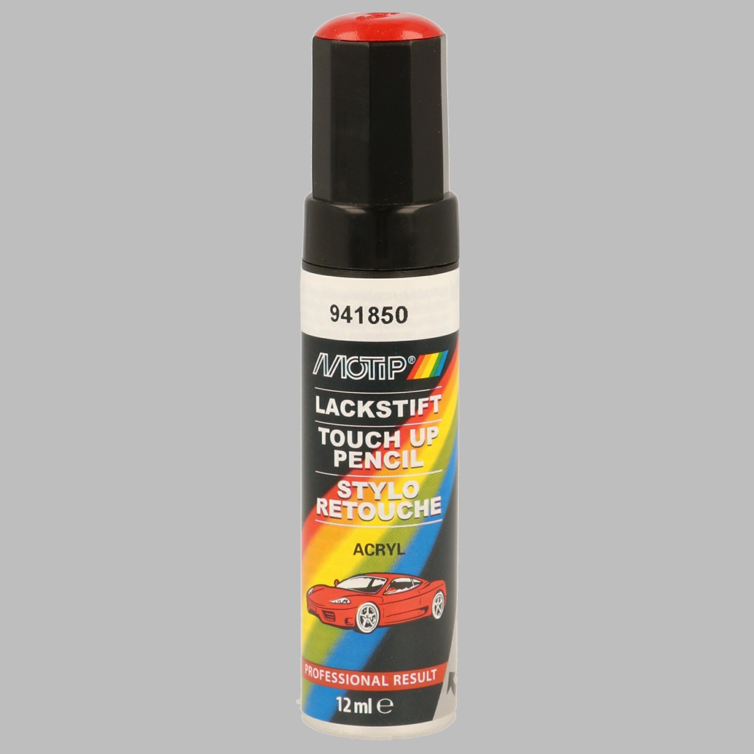 MOTIP 941850: Ajoneuvo-yhdistelmämaali RAL Acryl Spray RAL 2002 vermilion high glossy 400 ml