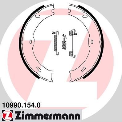 ZIMMERMANN 10990.154.0: Zapata de freno de mano Foto correspondiente a la entrega