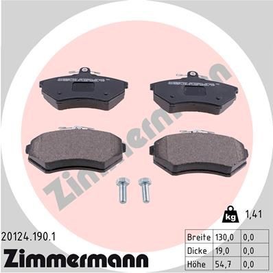 ZIMMERMANN 20124.190.1: Piduriklotsid