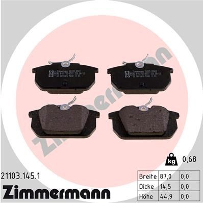 ZIMMERMANN 21103.145.1: Bremžu kluči Foto atbilst piegādes apjomam