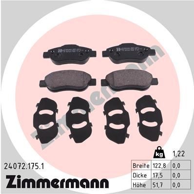 ZIMMERMANN 24072.175.1: Bremžu kluči Foto atbilst piegādes apjomam