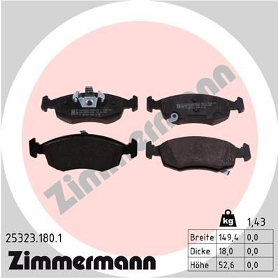 ZIMMERMANN 25323.180.1: Bremžu kluči Foto atbilst piegādes apjomam