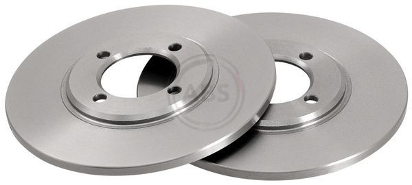A.B.S. 15518: Bremseskive Ø: 228mm, fuldstændigt, Ø: 228mm