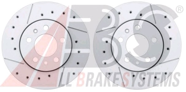 A.B.S. 16880S: Stabdžių diskas Ø: 256mm, su įrėža / perforuota, Ø: 256mm BREMBO BEARING DISC LINE