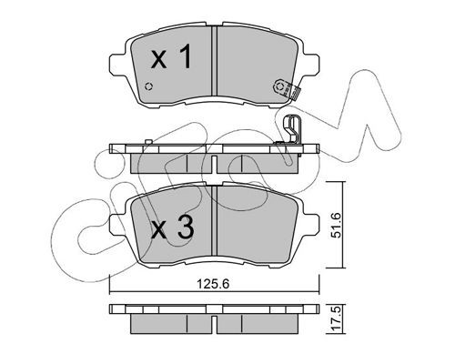 CIFAM 800-109: Piduriketas Ø: 280,0mm, õhutusega, Ø: 280,0mm