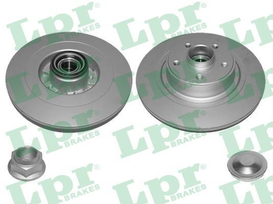 LPR R1022PRCA: Piduriketas LPR HUB BRAKE DISC LINE - FULL COATED Ø: 300mm, täis, Ø: 300mm, koos lisadega, kaetud, koos rattalaagri komplektiga, koos ABS-andurirõngaga, koos mütsiga